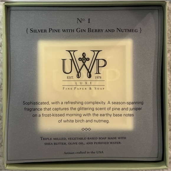 UWP Up with Paper Artisan Crafted LUXE Fine Soap w/ Shea Butter Boxed Soap Trio - Picture 7 of 10